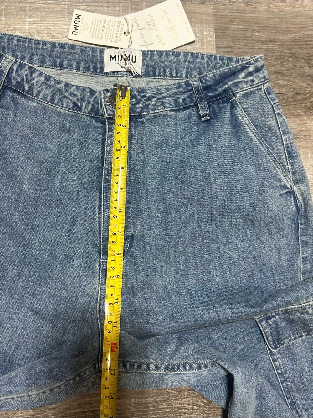 New Show Me Your MuMu The Cargo Jeans 28 wide leg - Picture 10 of 10